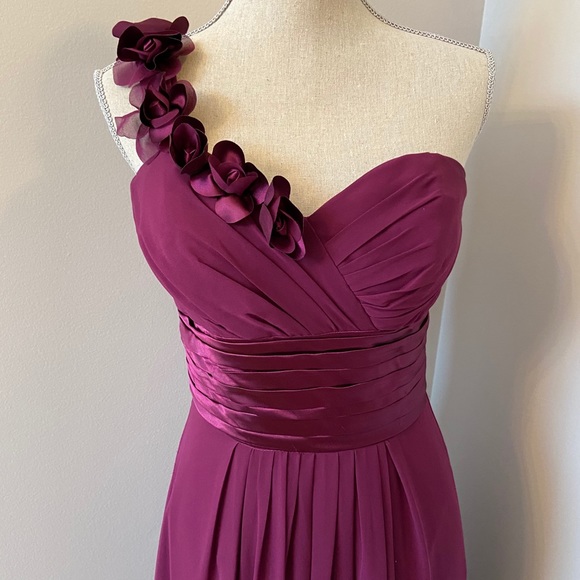 Bill Levkoff Magenta Gown - Picture 2 of 6